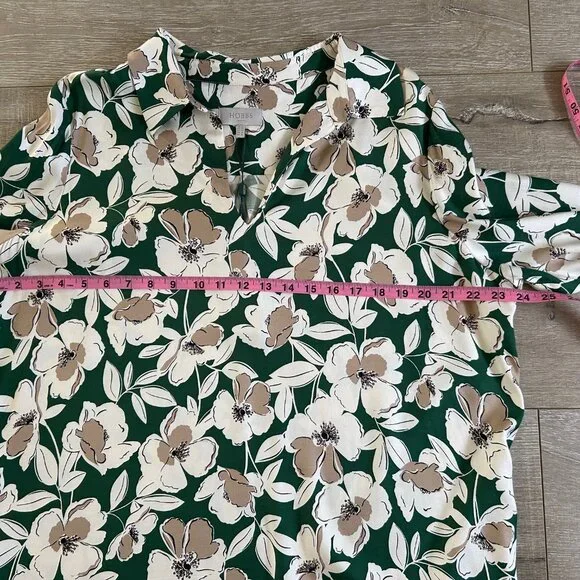 Hobbs London Marea Floral Tunic Dress, Size 12 - Picture 13 of 15